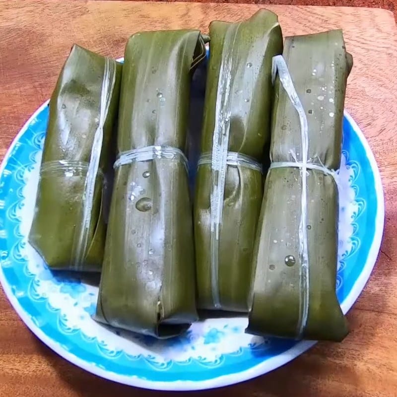 hoàn thành món chả lụa chay ngon hấp dẫn