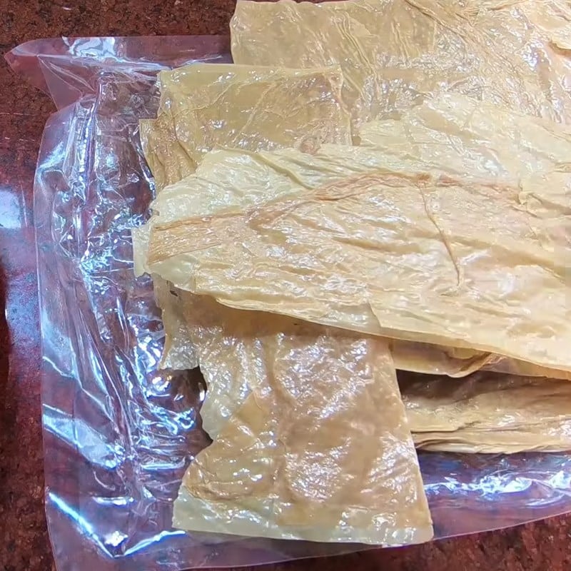 nguyên liệu làm chả lụa chay